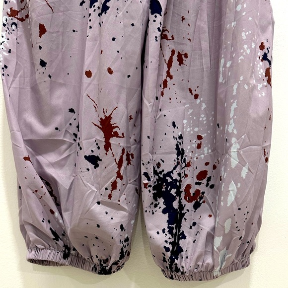Harem “Paint Splatter” Flowy Pants - Picture 5 of 6